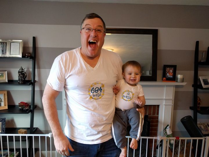 Bob Graham wanted a shirt to match his grandson's monthly growth outfits.