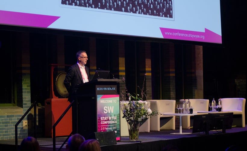 David Chapman, WYSE Travel Confederation Director General, addresses the STAY WYSE Hostel Conference