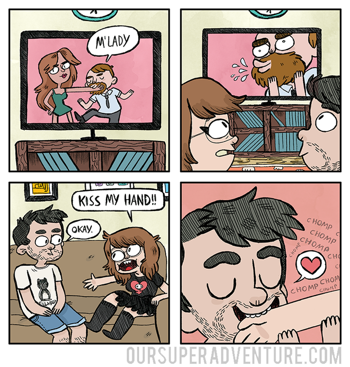 These Comics Show What It Looks Like When Two Weirdos Fall In Love