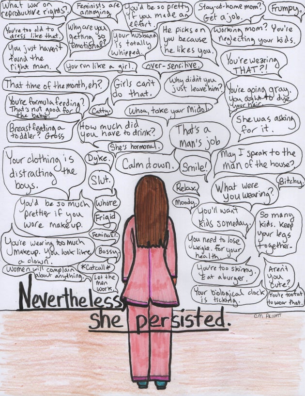 Artist Behind Viral Shepersisted Drawing Hopes To Remind