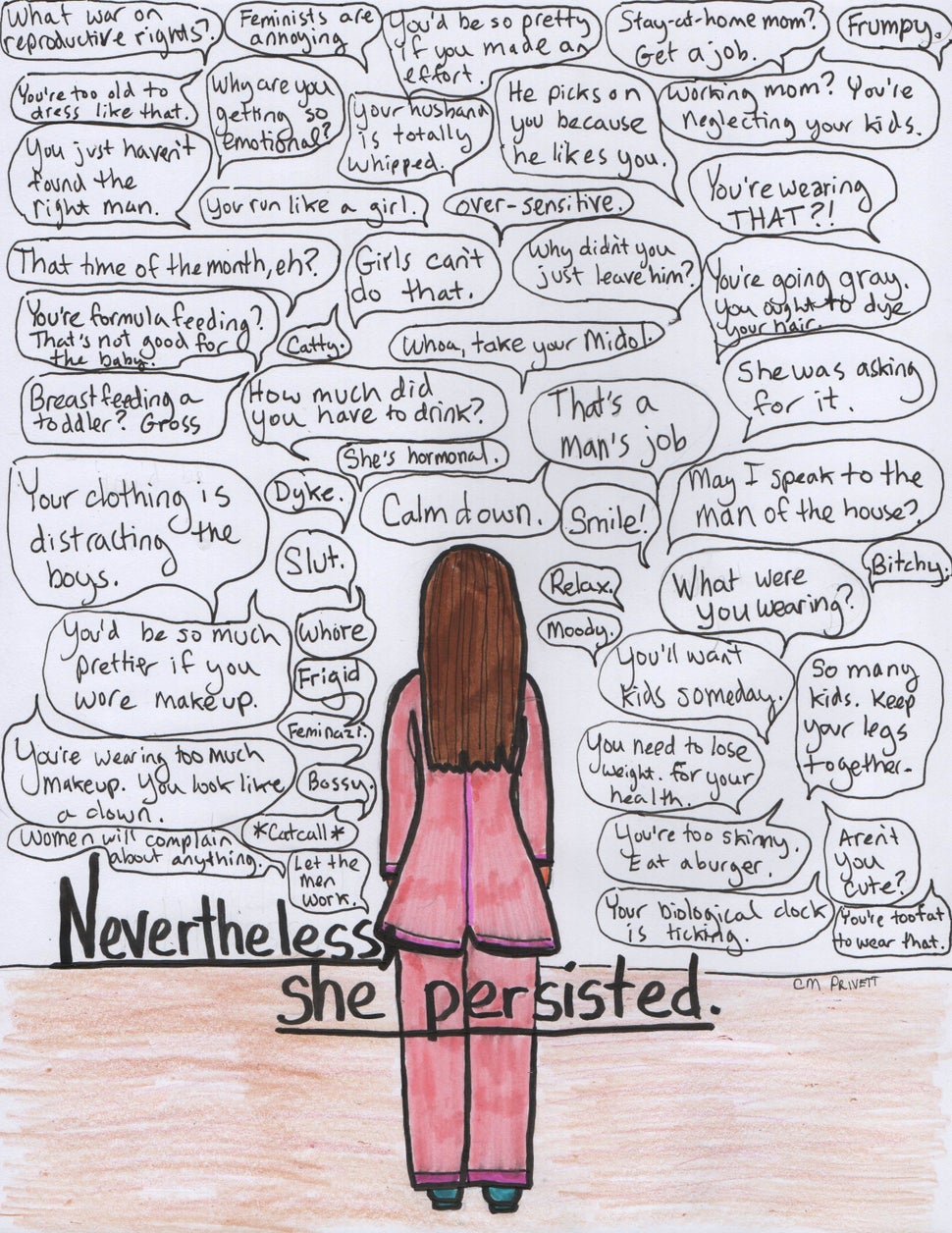 Artist Behind Viral #ShePersisted Drawing Hopes To Remind 