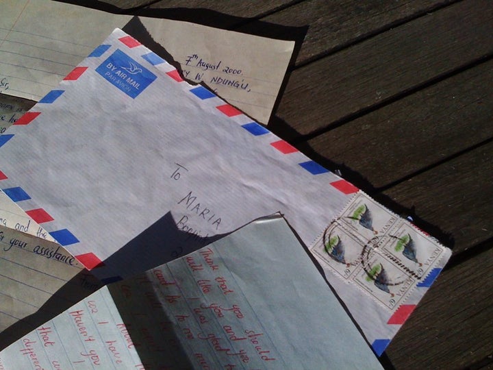 <p><em>Letters from Mary in 2000. </em></p>