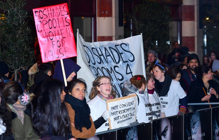 Protesters are concerned about the film's message