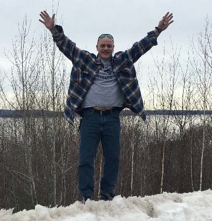 <p>George Perrot celebrates his freedom at Lake Winnipesaukee, New Hampshire. Judge Robert J. Kane overturned Perrot's rape conviction, then released him on his own recognizance Feb. 10, 2016. Perrot had already served 30 years in prison. The appeal deadline for prosecutors is April 10.</p>
