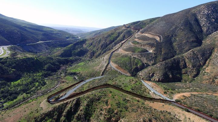 The border between the U.S. and Mexico on the outskirts of Tijuana, northwestern Mexico. Jan. 26.