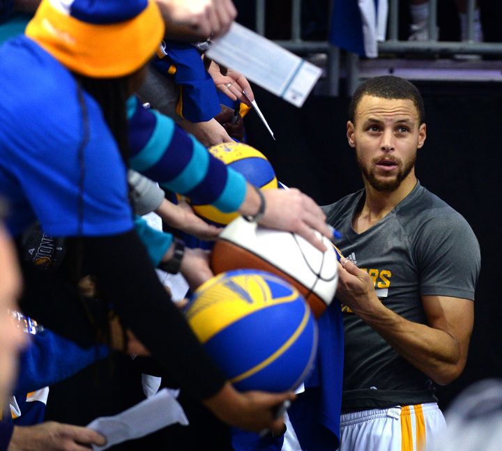 The Golden State Warriors' Steph Curry.