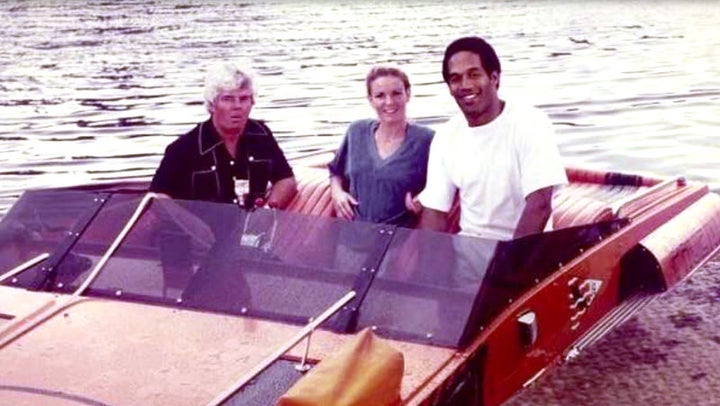 O.J. and Nicole Brown Simpson purchased a boat from Eugene Hicks and his partner, Thomas Adams, who is pictured on the left.