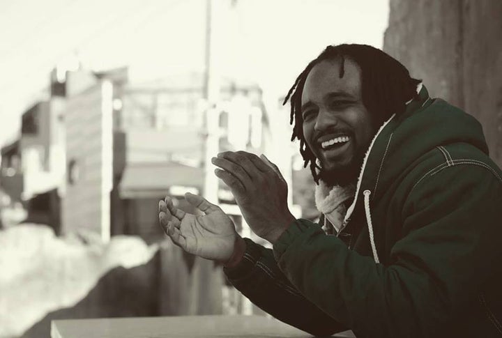 <p>“Black men smile./ So smile, black man. All around the world/ With the style black man...” </p>