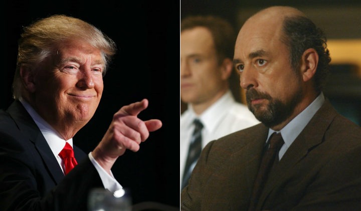 Donald Trump and Richard Schiff.