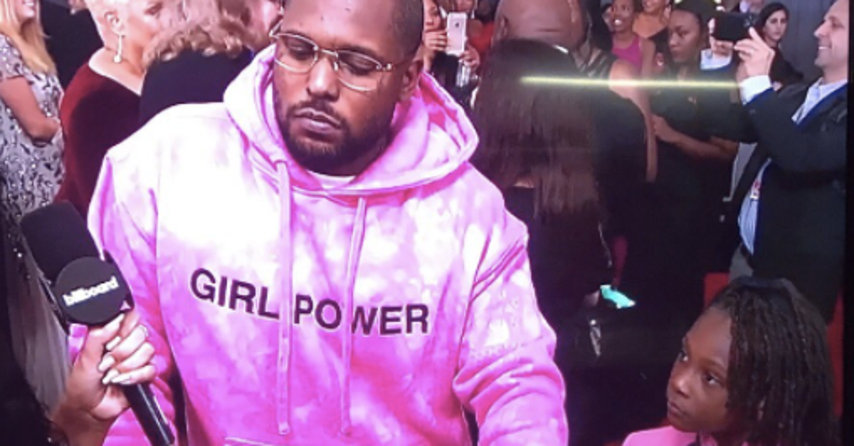 Pink Girl Rapper Rapper Schoolboy Q Dons Pink 'Girl Power' Hoodie At Grammys | HuffPost ...