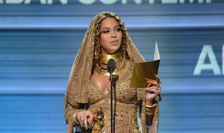 <a href="https://www.huffpost.com/topic/beyonc%C3%A9" target="_blank" role="link" class=" js-entry-link cet-internal-link" data-vars-item-name="Beyoncé" data-vars-item-type="text" data-vars-unit-name="58a109bfe4b03df370d78b39" data-vars-unit-type="buzz_body" data-vars-target-content-id="https://www.huffpost.com/topic/beyonc%C3%A9" data-vars-target-content-type="feed" data-vars-type="web_internal_link" data-vars-subunit-name="article_body" data-vars-subunit-type="component" data-vars-position-in-subunit="12">Beyoncé</a> addressed the importance of representation on Sunday.