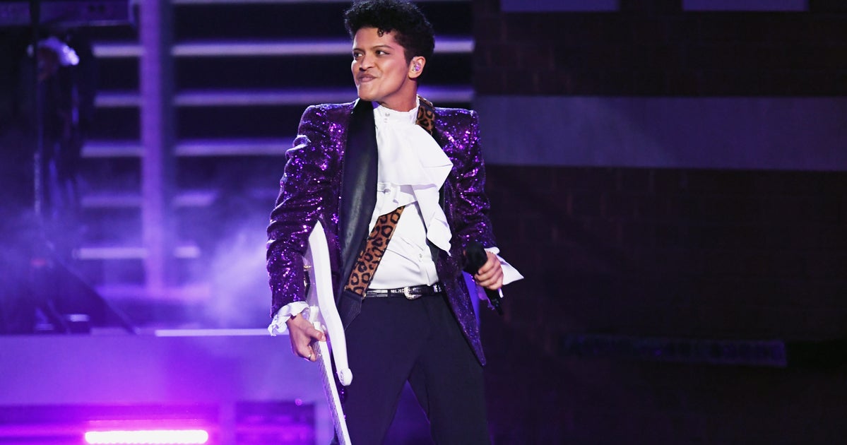 Bruno Mars And The Time Rock Out To Prince Medley During Grammy Tribute HuffPost UK News