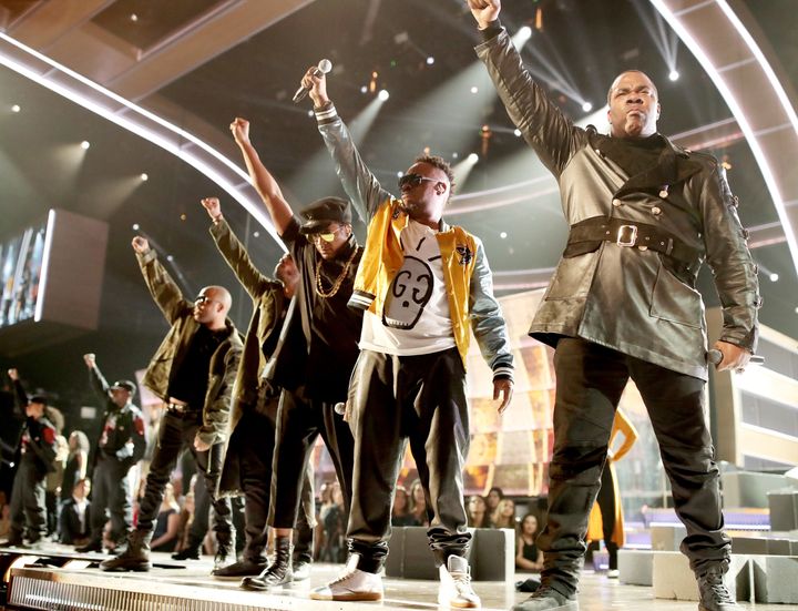 The 59th Annual Grammy Awards were filled with political messages.
