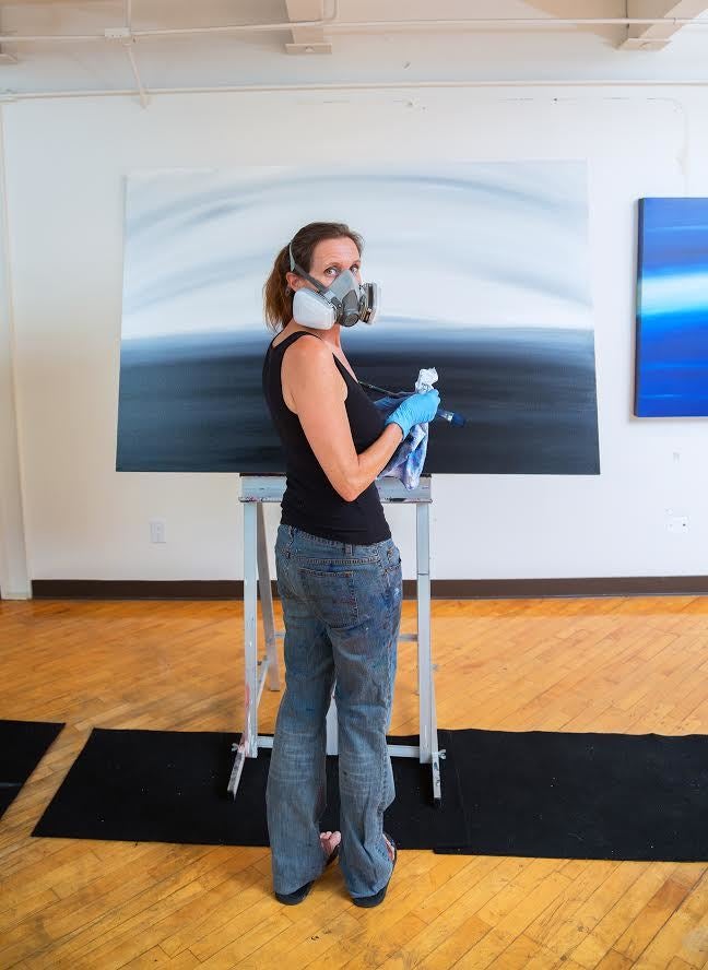 Jill Joy at work.