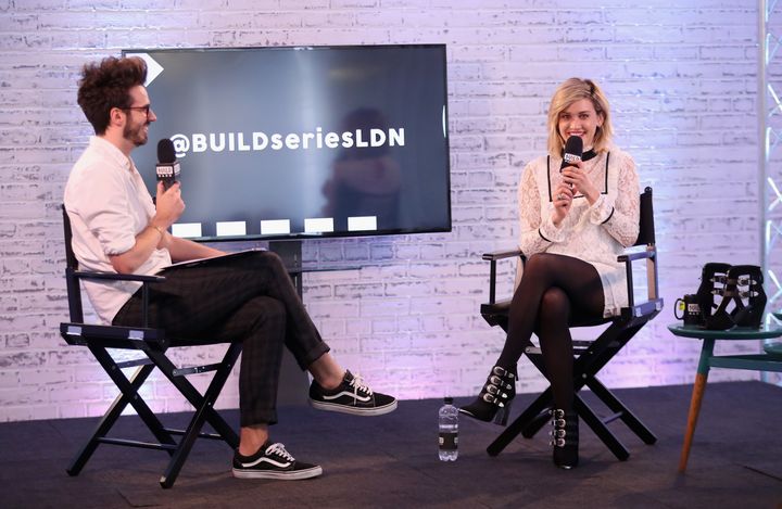Ashley was made an appearance on 'BUILD Series LDN'