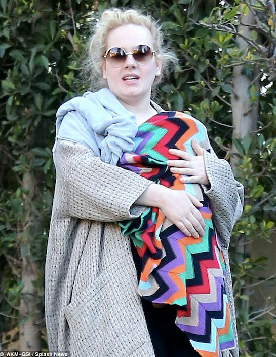 Adele in the beautiful realness of motherhood. 