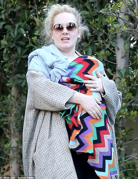 Adele in the beautiful realness of motherhood.