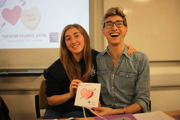 Hundreds of LGBT students have written a Valentine's Day card to their MP asking them to back compulsory sex and relationships education 