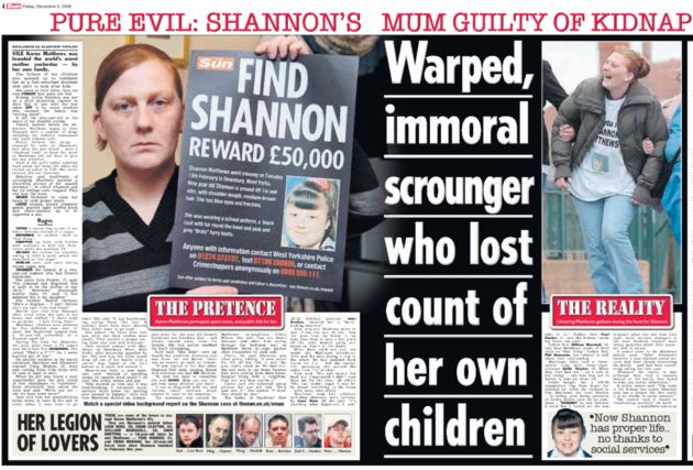 The Sun offered a 20,000 reward for information leading to Shannon Matthews safe return in 2008 which it later upped to 50,000