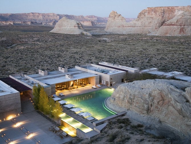 Amangiri, in the Utah desert.