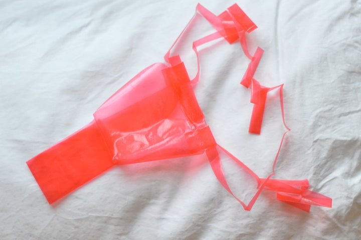  Edible Gummy Thong and Bra - Eat Me Strawberry