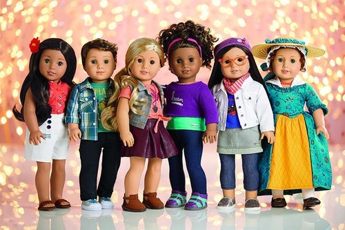 People playing with american girl dolls online