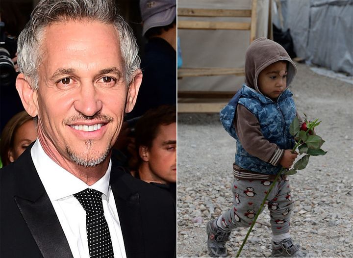 Gary Lineker has been lambasted for speaking out on child refugees