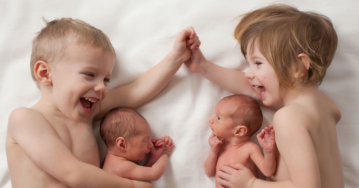 Photographer Juliet Cannici and her wife Nikki are parents to two sets of twins under the age of 3.
