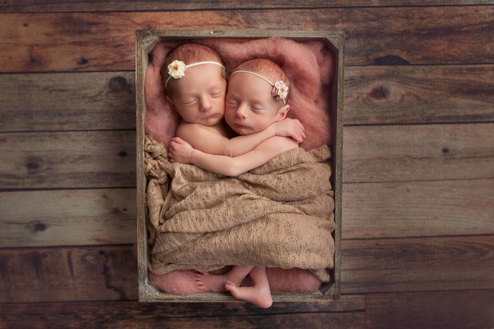 Gia and Gemma were born on Jan. 26.