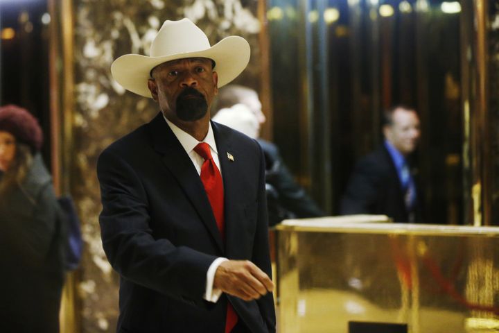 Milwaukee County Sheriff David Clarke has been a vocal supporter of President Donald Trump and his anti-immigration proposals.
