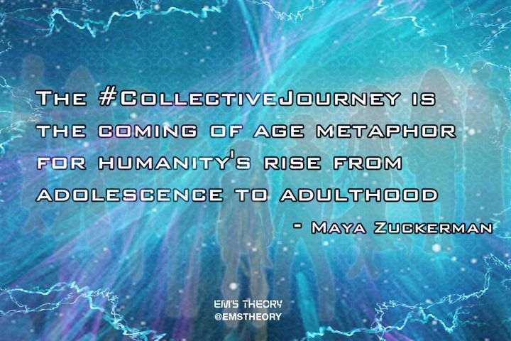 The Collective Journey is the coming of age metaphor for humanity’s rise from adolescence to adulthood.