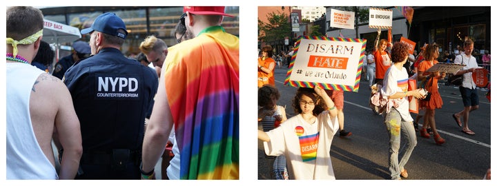 New York City, 2016 (left), Provincetown, MA, 2016 (right)