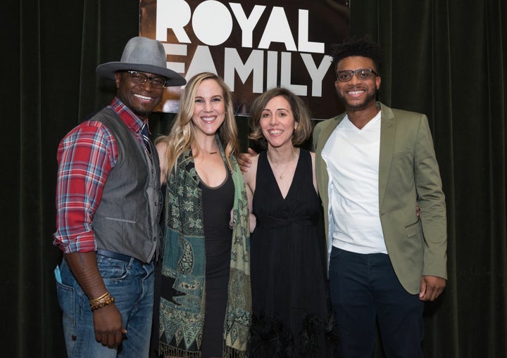 <p>Left to right: Taye Diggs, Jenny Parsinen, Chris Henry, Keenan Scott II</p>