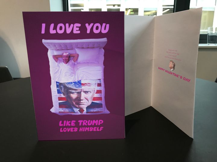 'I love you like Trump loves himself'