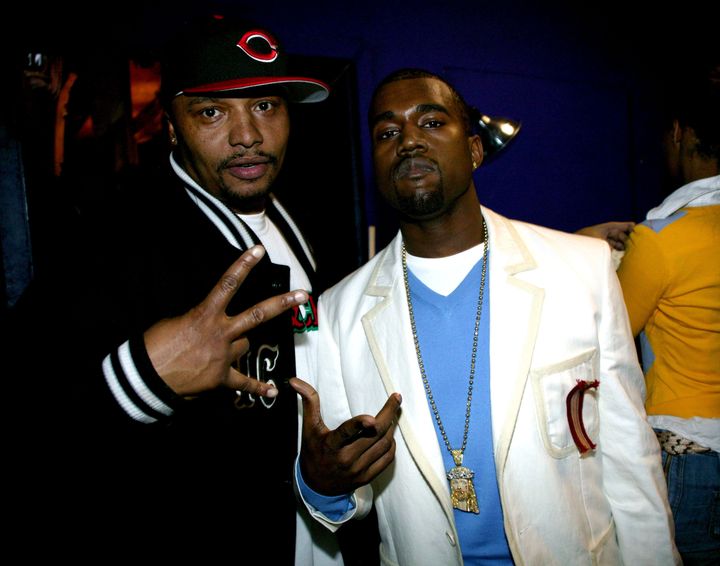 Malik Yusef and Kanye West have known each other for more than a decade. Here they are at the Def Poetry Jam in New York City in 2005. 