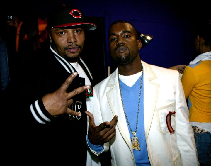 Malik Yusef and Kanye West have known each other for more than a decade. Here they are at the Def Poetry Jam in New York City in 2005.