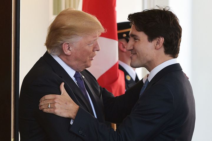Donald Trump handshake tutorial.