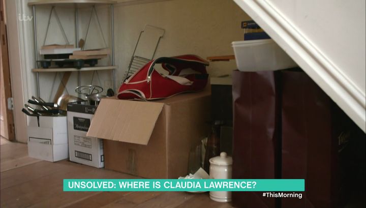 Lawrence's flat has remained virtually untouched since she went missing 