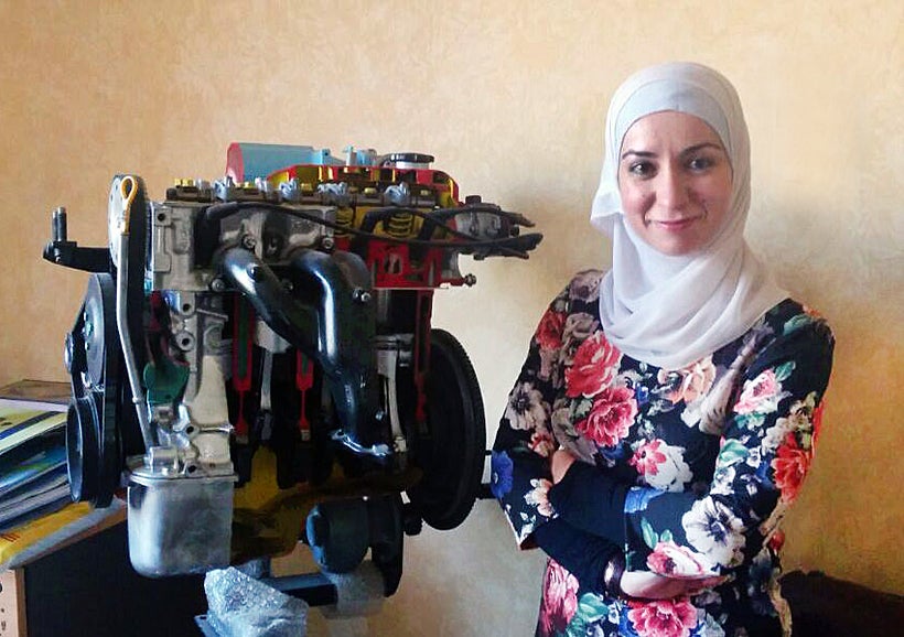 Maleeka Mohammed, winner of Bank Al Etihad’s award for businesswoman of the year