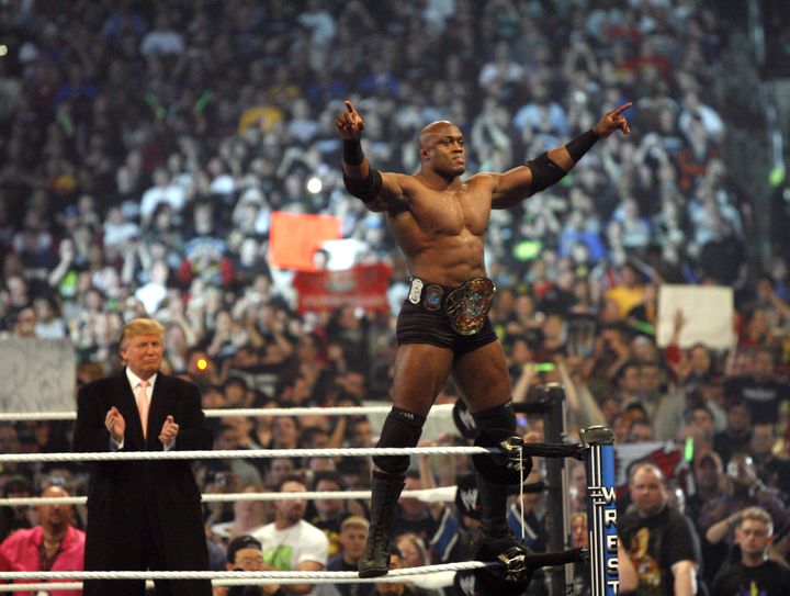 Bobby Lashley, Trump's wrestler in the match, was a rising star who'd go on to challenge for the WWE championship after The Battle of the Billionaires.
