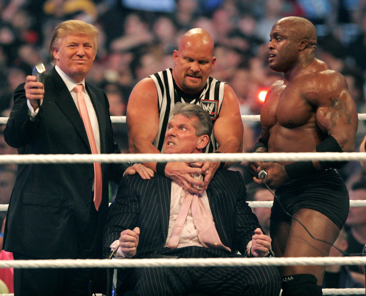 Even as he was shaving McMahon's head, Trump knew that he'd soon join the list of the match's losers.