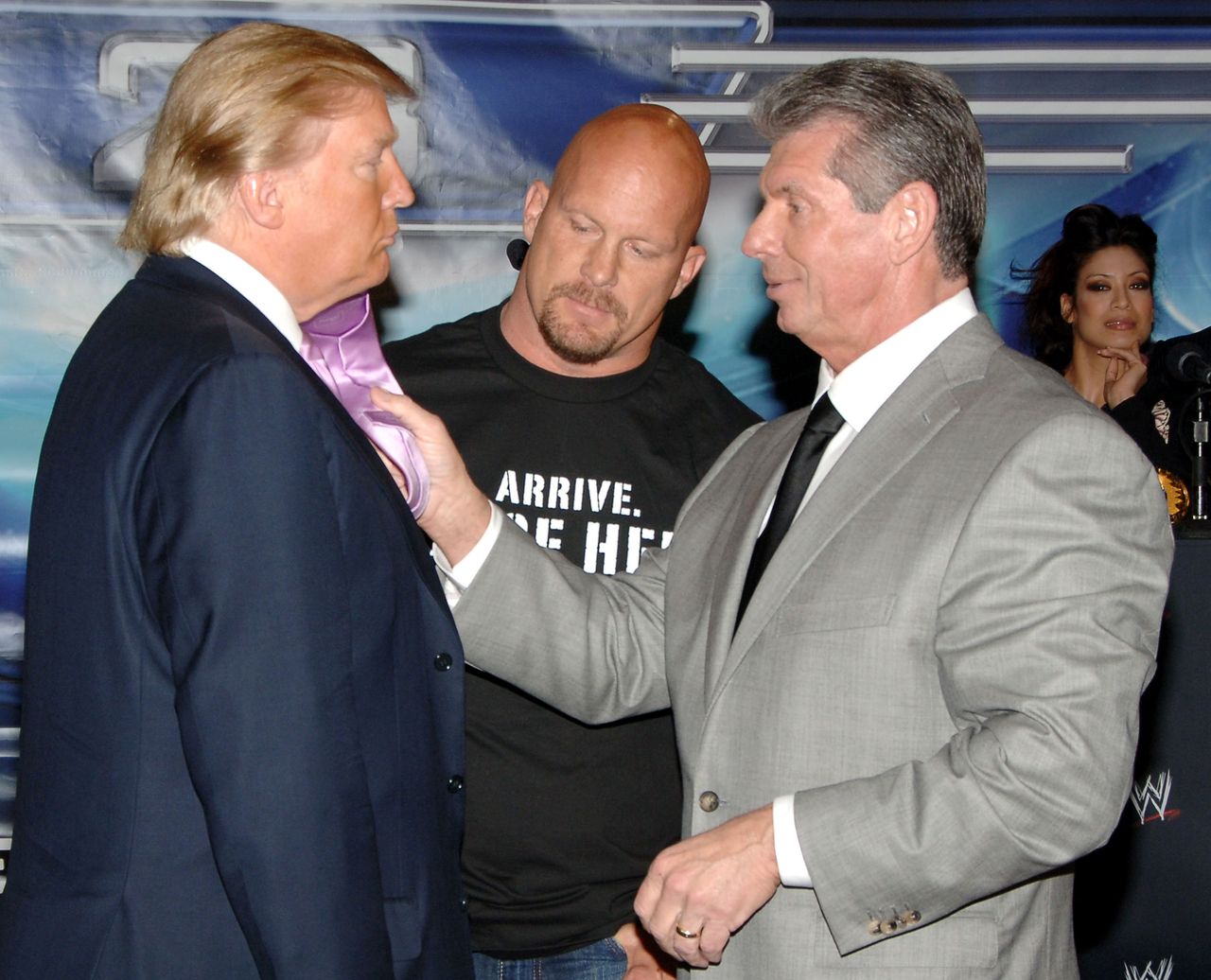 Donald Trump, Stone Cold Steve Austin and Vince McMahon spent months promoting The Battle of the Billionaires.