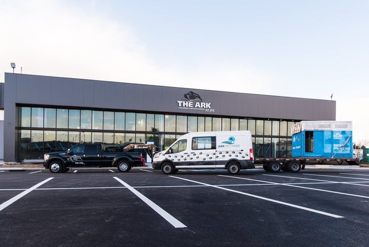 The Ark is located in a cargo building at JFK Airport.