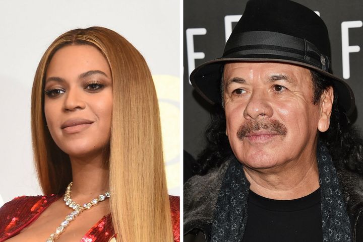 Santana apparently doesn't think Beyoncé is a real singer. 