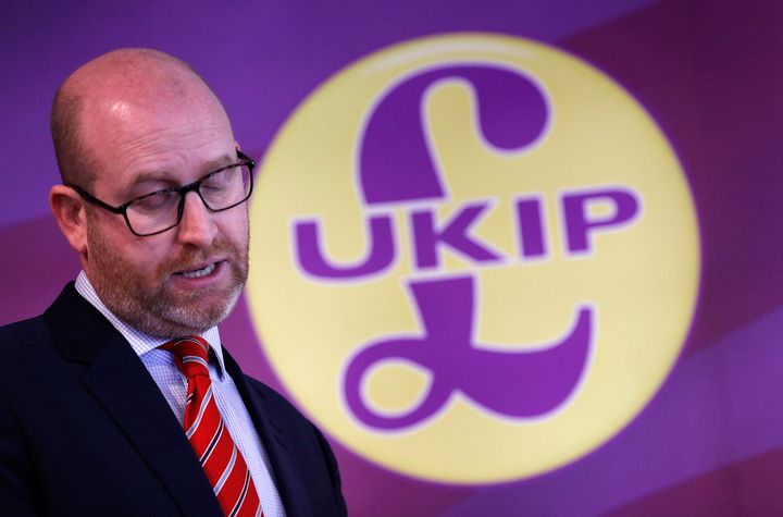 UKIP leader and Stoke Central by-election candidate Paul Nuttall.