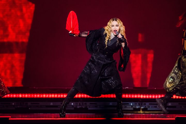 <strong>Madonna on her 'Rebel Heart' tour</strong>