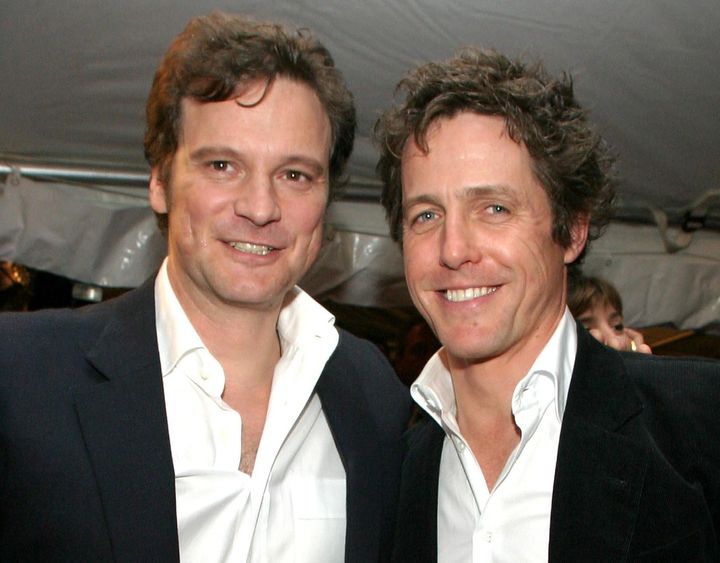 Colin Firth and Hugh Grant, seen here in 2003, are getting ready for a reunion.