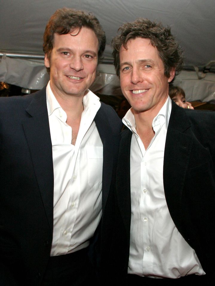 Colin Firth and Hugh Grant, seen here in 2003, are getting ready for a reunion.