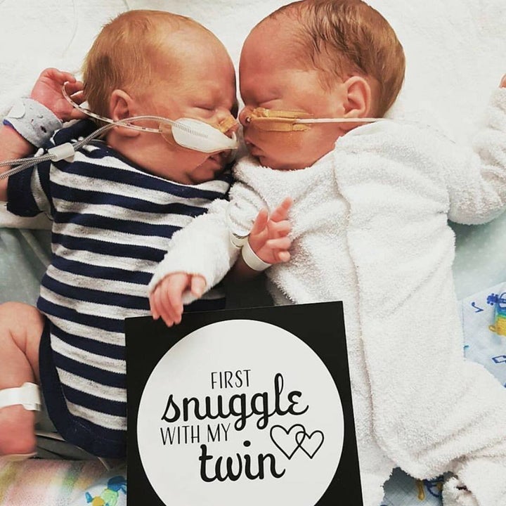 The cards celebrate milestones like first snuggle, first weight gain, first day without wires and more.