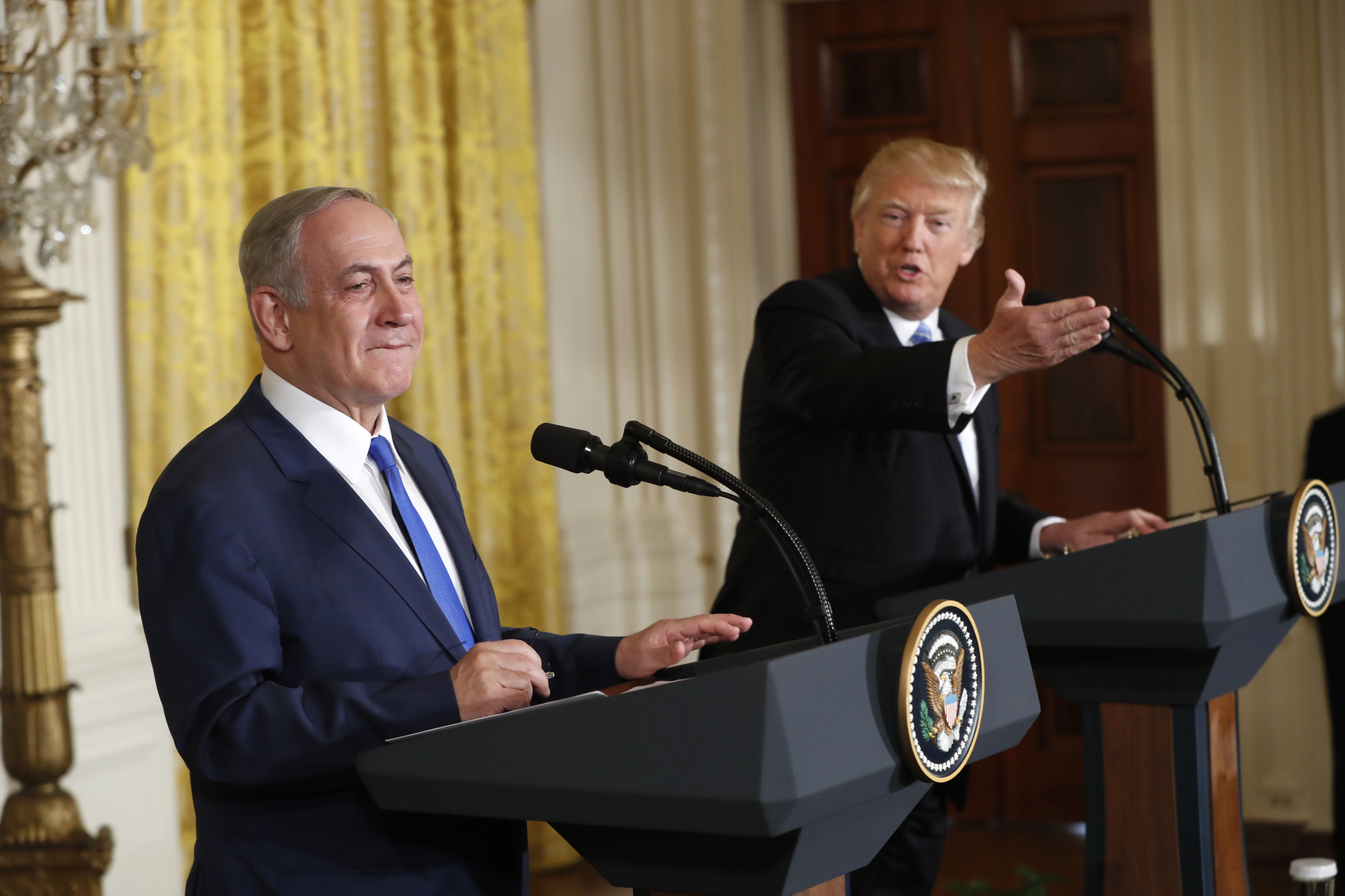 Donald Trump And Benjamin Netanyahu News Conference's Seven Most WTF ...